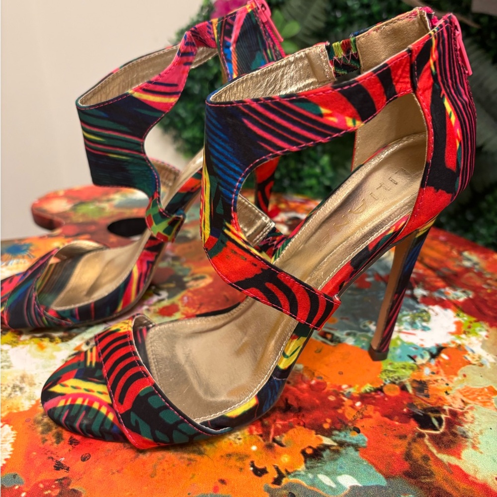 Colorful Women's 2000s Heels - Picture 2 of 7